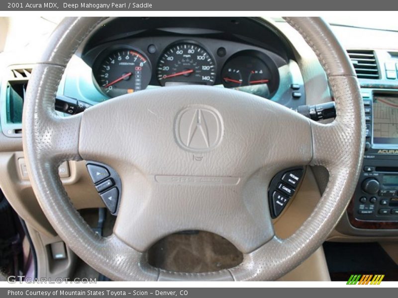 Deep Mahogany Pearl / Saddle 2001 Acura MDX