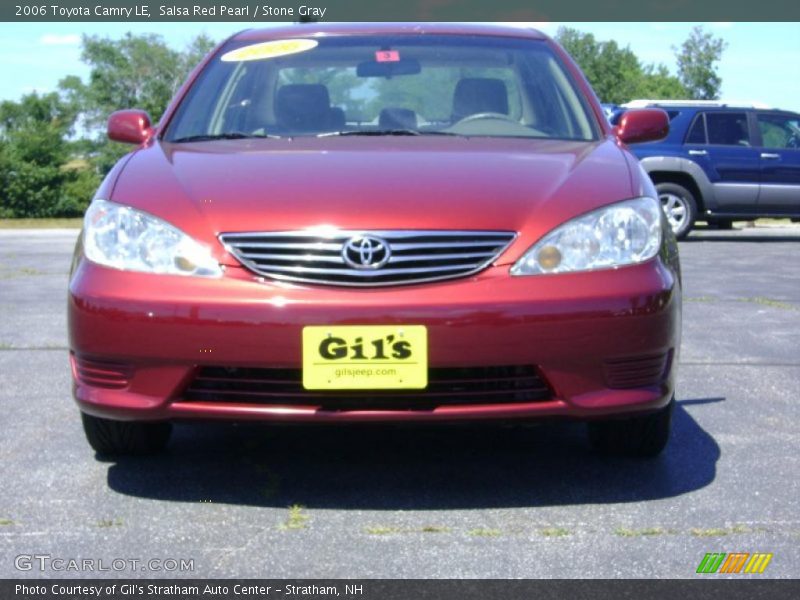 Salsa Red Pearl / Stone Gray 2006 Toyota Camry LE