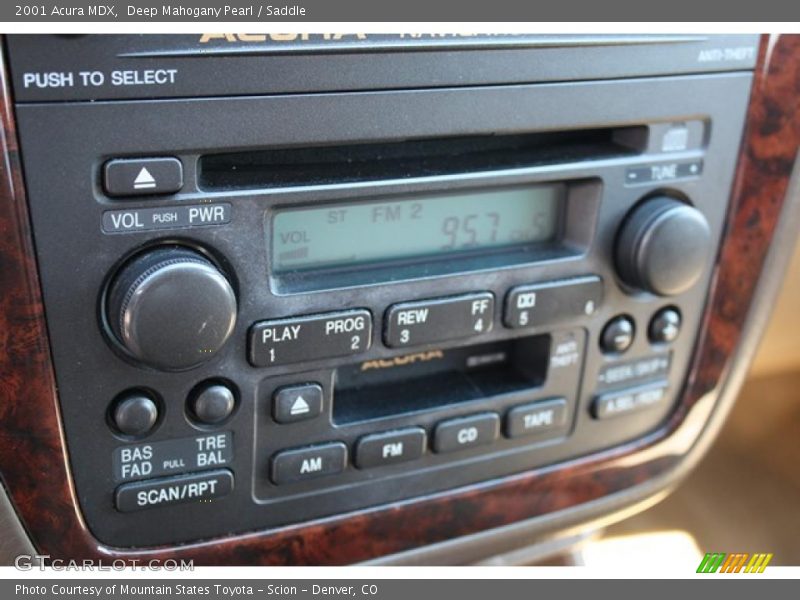 Deep Mahogany Pearl / Saddle 2001 Acura MDX