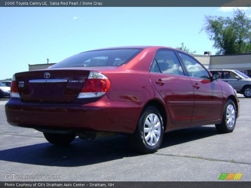 Salsa Red Pearl / Stone Gray 2006 Toyota Camry LE