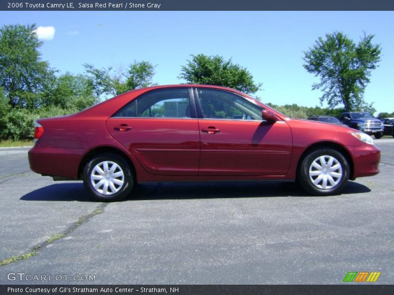 Salsa Red Pearl / Stone Gray 2006 Toyota Camry LE
