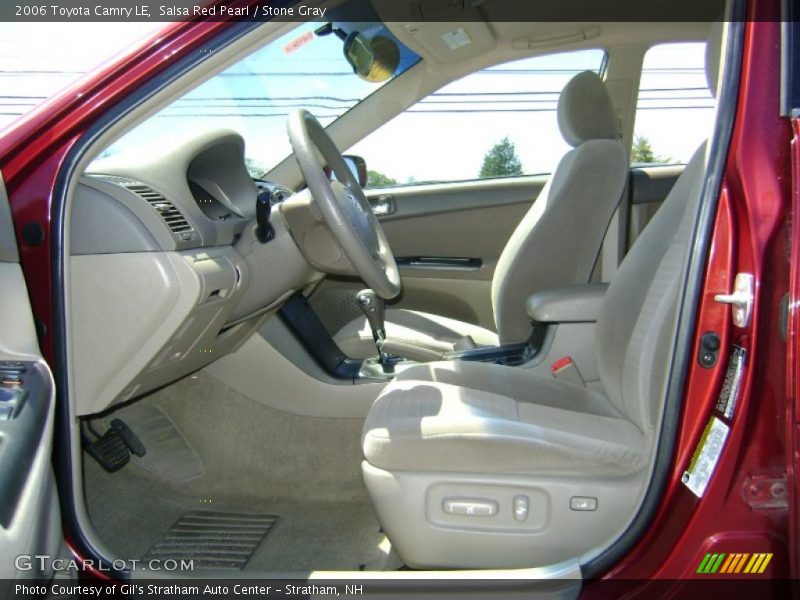 Salsa Red Pearl / Stone Gray 2006 Toyota Camry LE