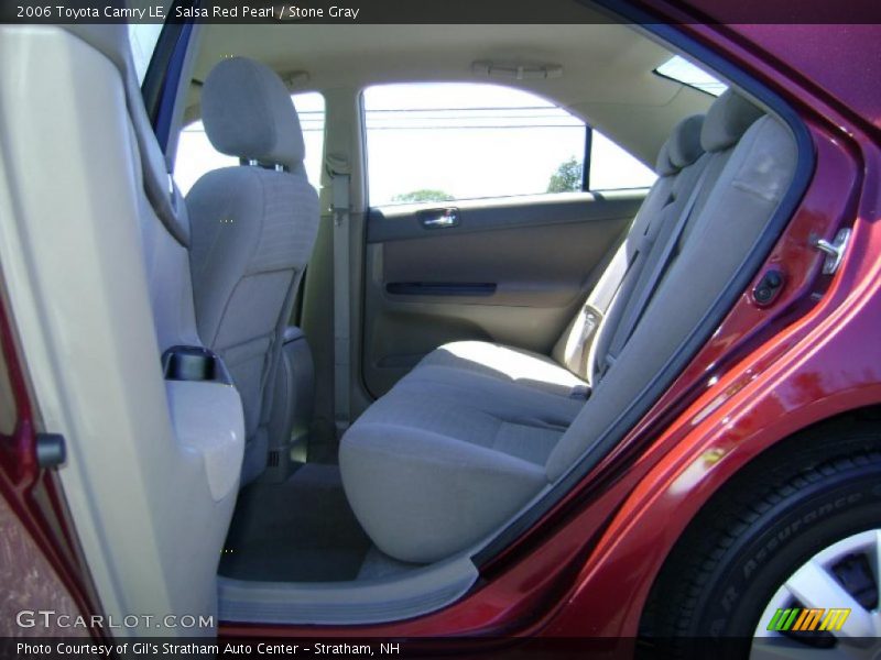 Salsa Red Pearl / Stone Gray 2006 Toyota Camry LE