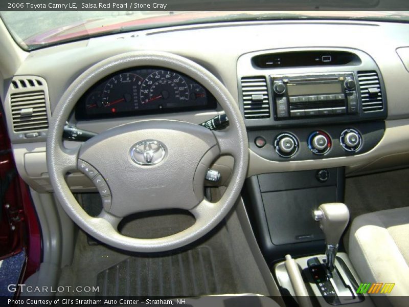 Salsa Red Pearl / Stone Gray 2006 Toyota Camry LE
