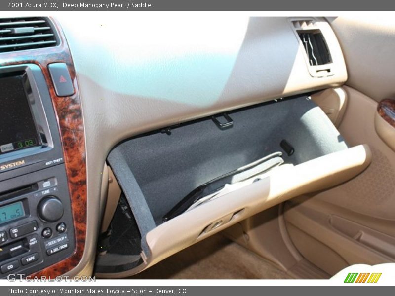Deep Mahogany Pearl / Saddle 2001 Acura MDX