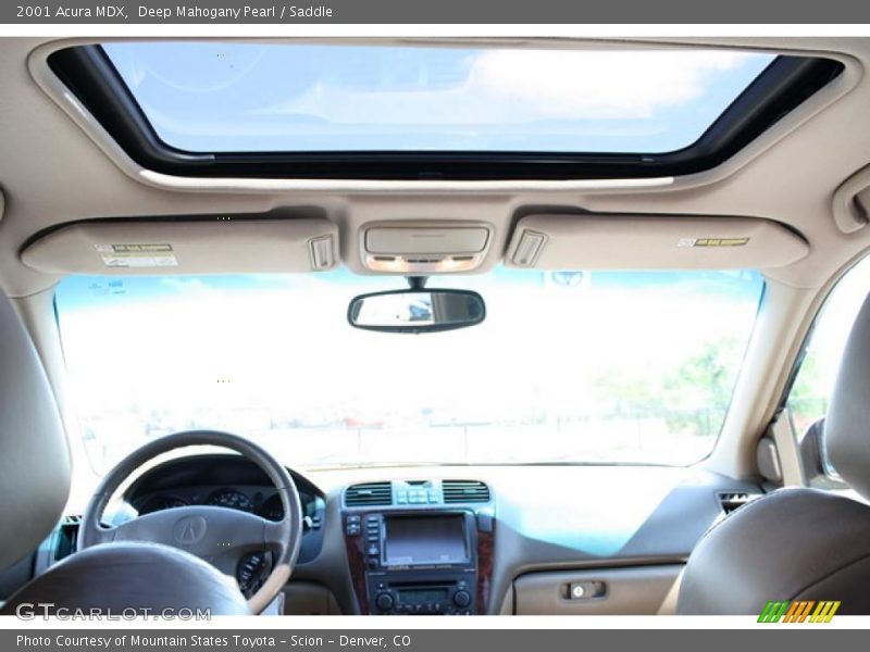 Deep Mahogany Pearl / Saddle 2001 Acura MDX