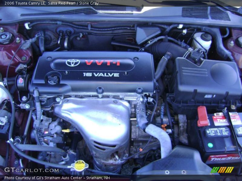 Salsa Red Pearl / Stone Gray 2006 Toyota Camry LE