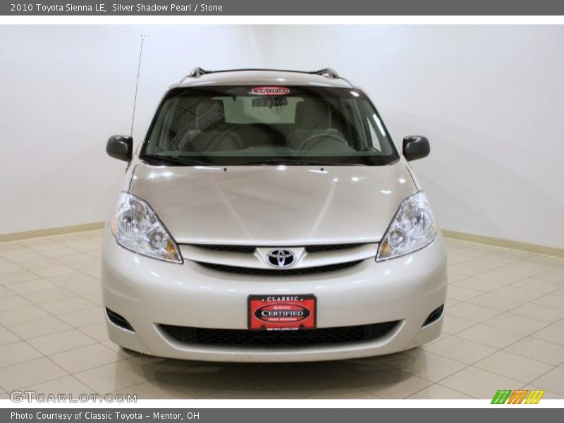 Silver Shadow Pearl / Stone 2010 Toyota Sienna LE