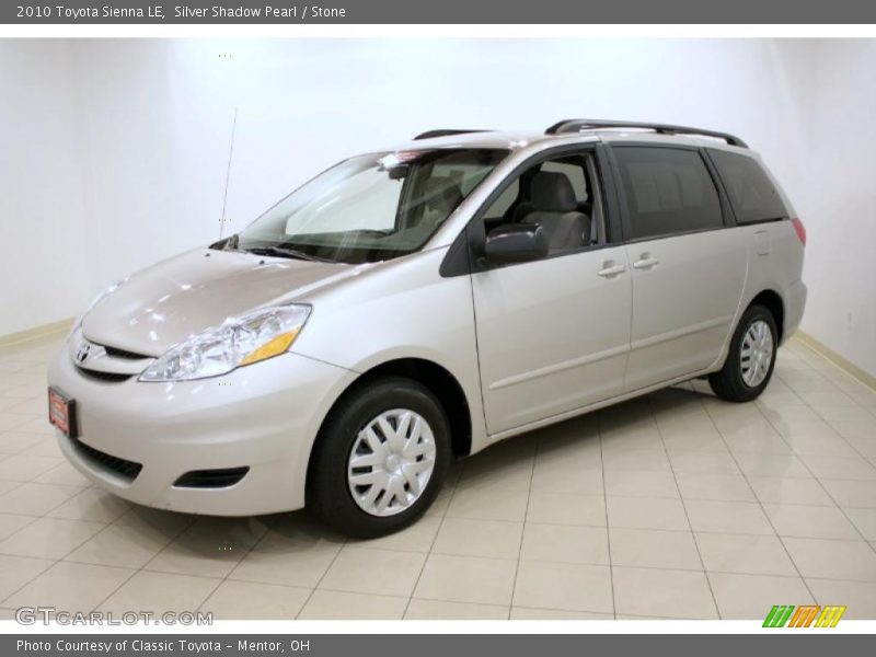 Silver Shadow Pearl / Stone 2010 Toyota Sienna LE