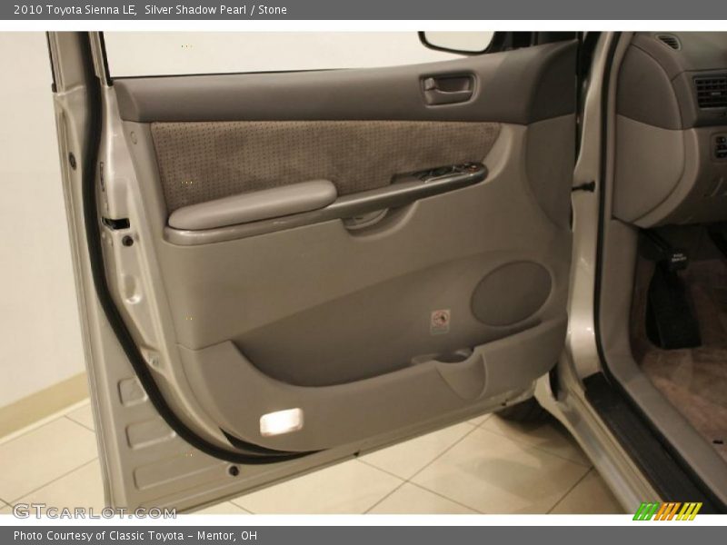 Silver Shadow Pearl / Stone 2010 Toyota Sienna LE
