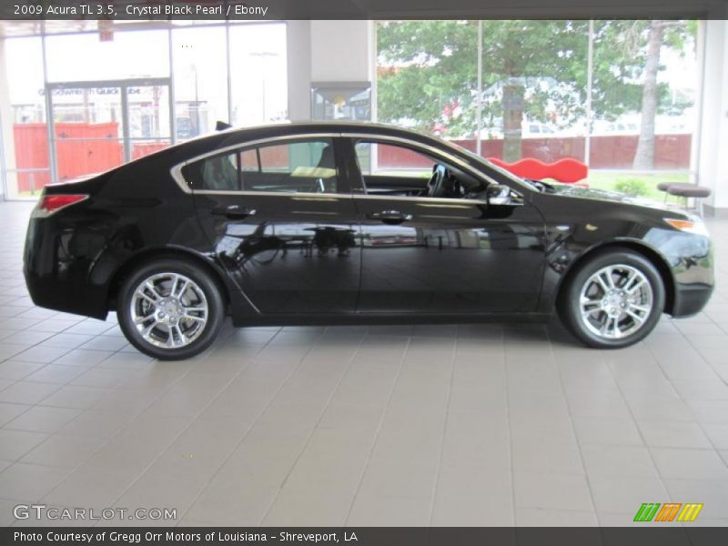 Crystal Black Pearl / Ebony 2009 Acura TL 3.5