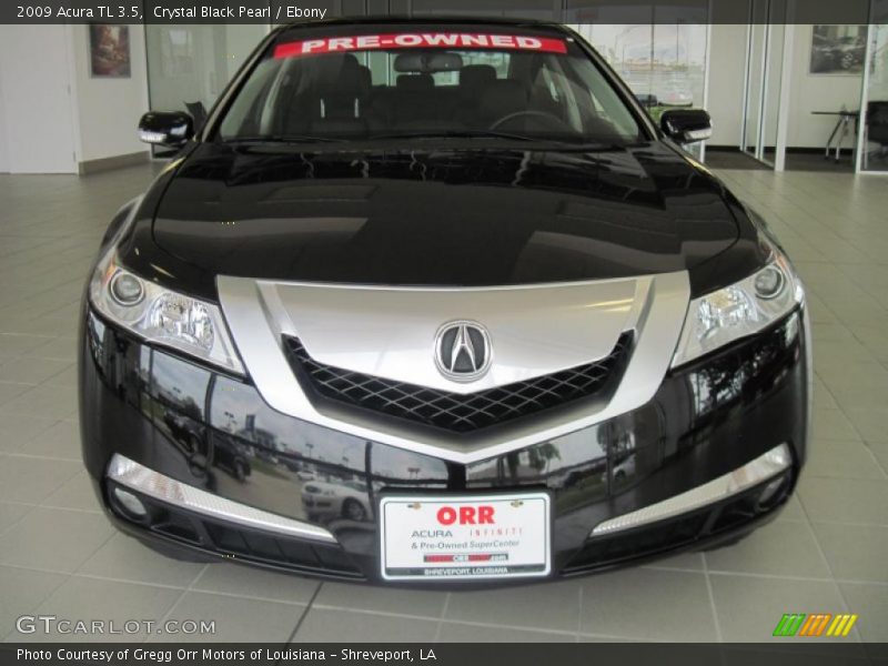 Crystal Black Pearl / Ebony 2009 Acura TL 3.5