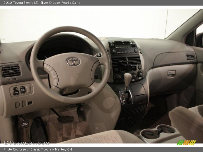 Silver Shadow Pearl / Stone 2010 Toyota Sienna LE