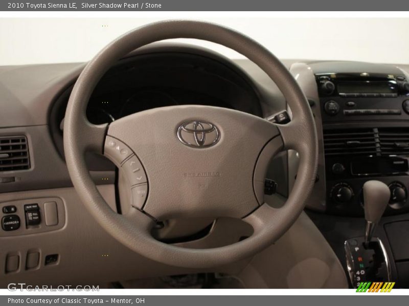 Silver Shadow Pearl / Stone 2010 Toyota Sienna LE