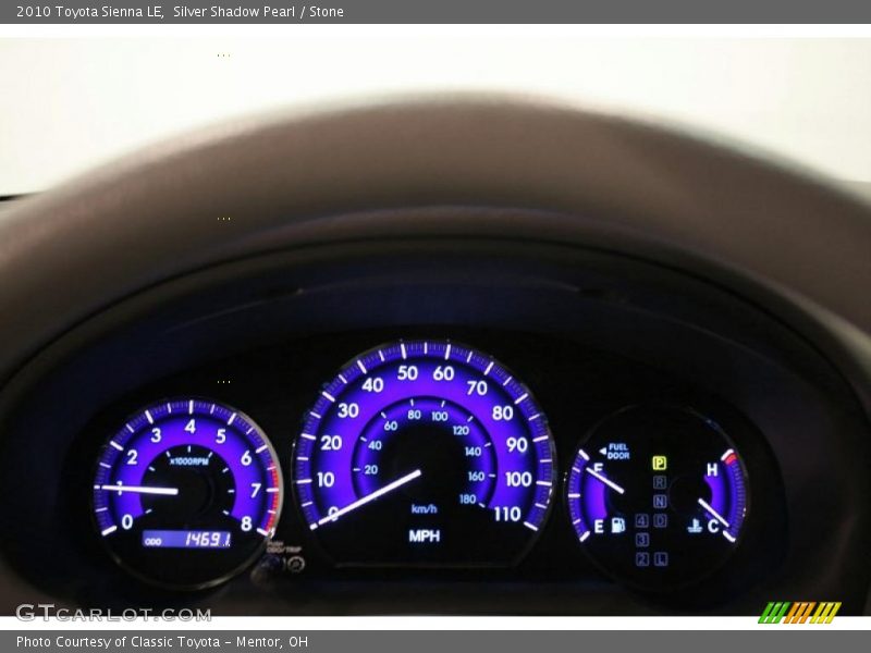 Silver Shadow Pearl / Stone 2010 Toyota Sienna LE
