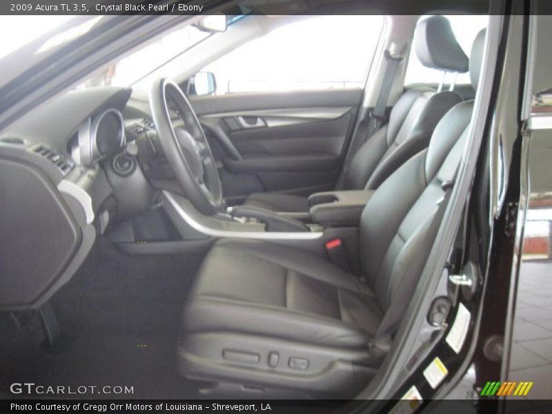 Crystal Black Pearl / Ebony 2009 Acura TL 3.5