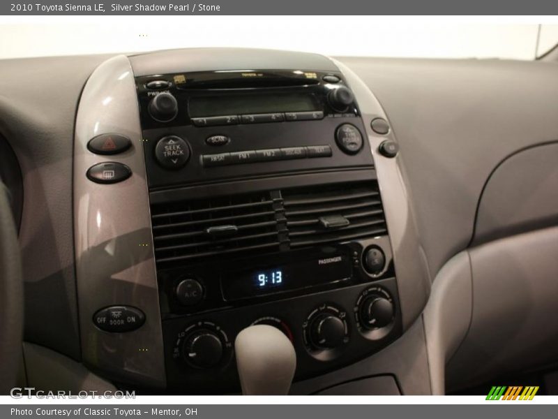Silver Shadow Pearl / Stone 2010 Toyota Sienna LE