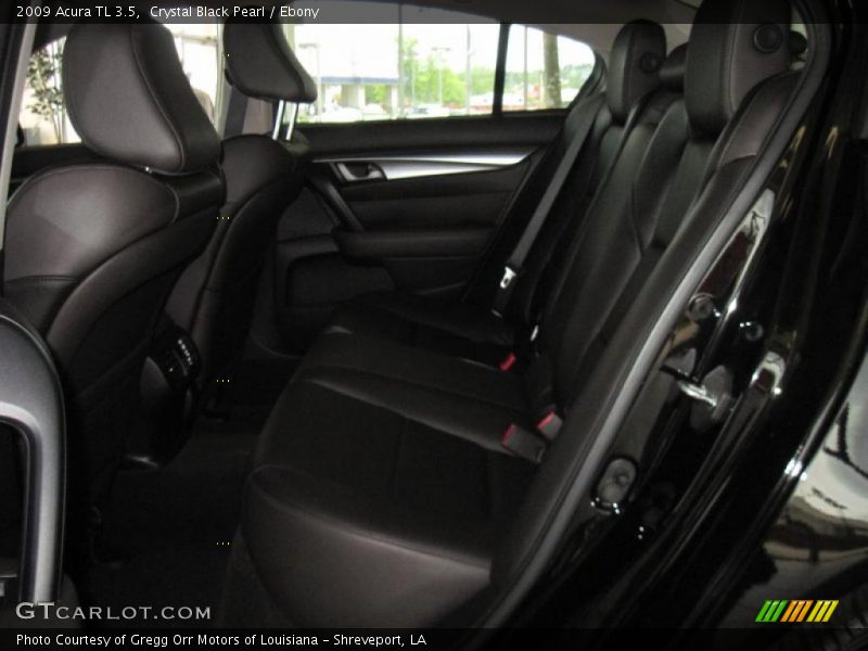 Crystal Black Pearl / Ebony 2009 Acura TL 3.5