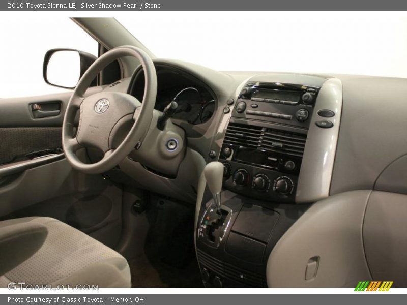 Silver Shadow Pearl / Stone 2010 Toyota Sienna LE