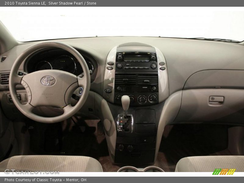 Silver Shadow Pearl / Stone 2010 Toyota Sienna LE