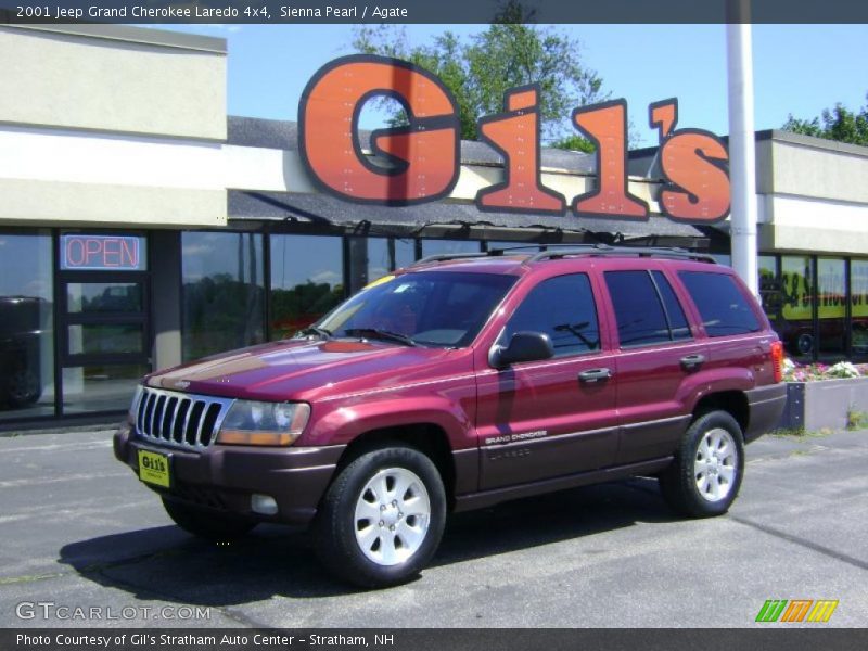 Sienna Pearl / Agate 2001 Jeep Grand Cherokee Laredo 4x4