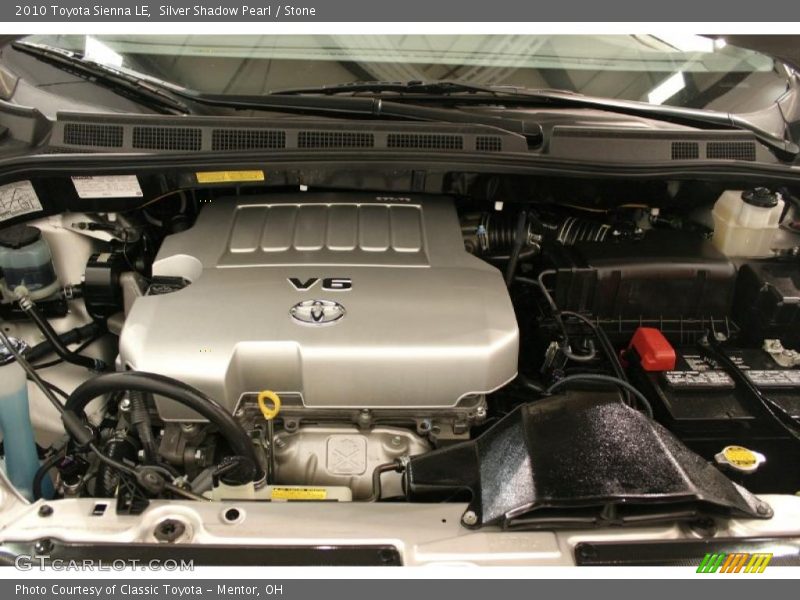 Silver Shadow Pearl / Stone 2010 Toyota Sienna LE