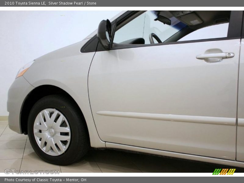 Silver Shadow Pearl / Stone 2010 Toyota Sienna LE