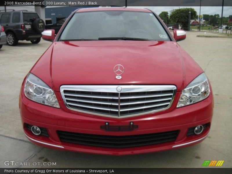 Mars Red / Black 2008 Mercedes-Benz C 300 Luxury