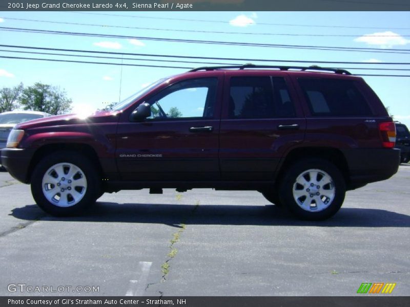 Sienna Pearl / Agate 2001 Jeep Grand Cherokee Laredo 4x4