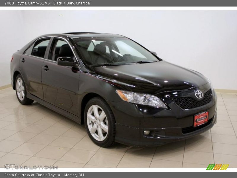 Black / Dark Charcoal 2008 Toyota Camry SE V6