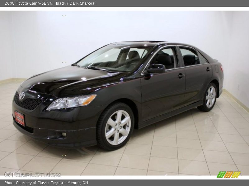 Black / Dark Charcoal 2008 Toyota Camry SE V6