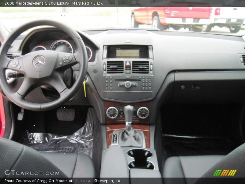 Mars Red / Black 2008 Mercedes-Benz C 300 Luxury