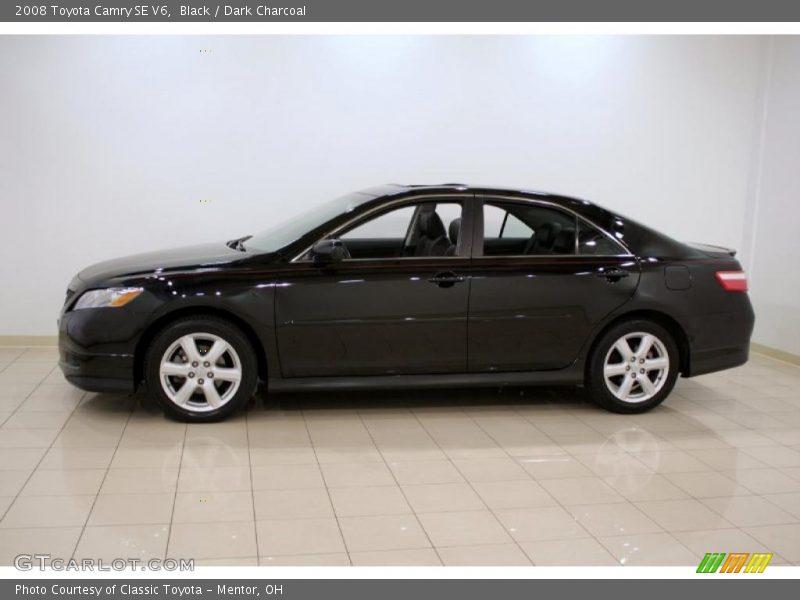 Black / Dark Charcoal 2008 Toyota Camry SE V6
