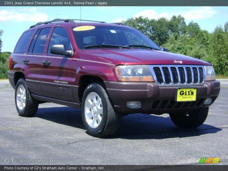 Sienna Pearl / Agate 2001 Jeep Grand Cherokee Laredo 4x4