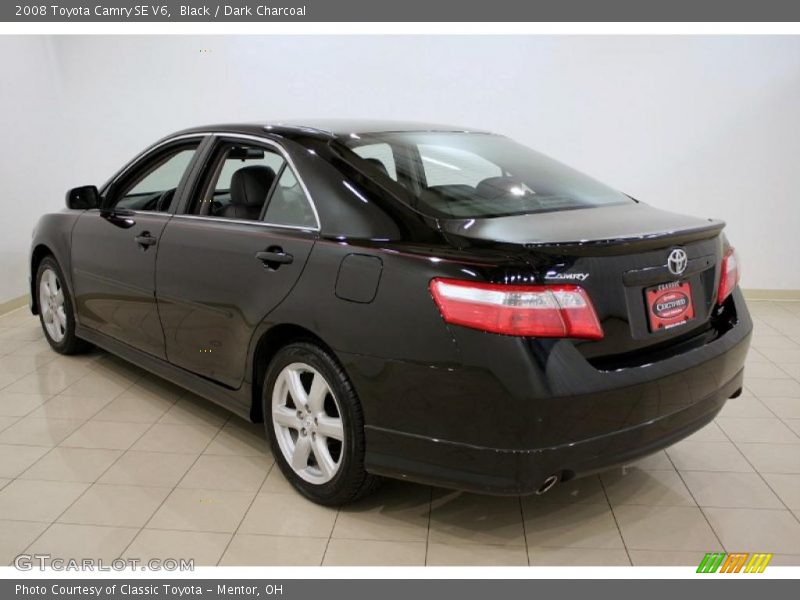 Black / Dark Charcoal 2008 Toyota Camry SE V6