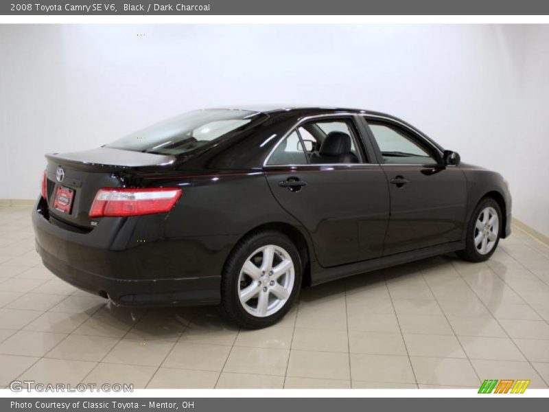Black / Dark Charcoal 2008 Toyota Camry SE V6