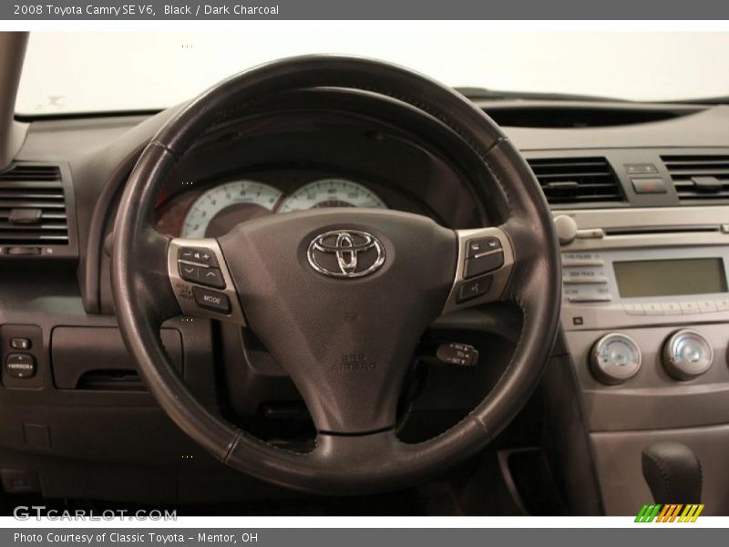 Black / Dark Charcoal 2008 Toyota Camry SE V6