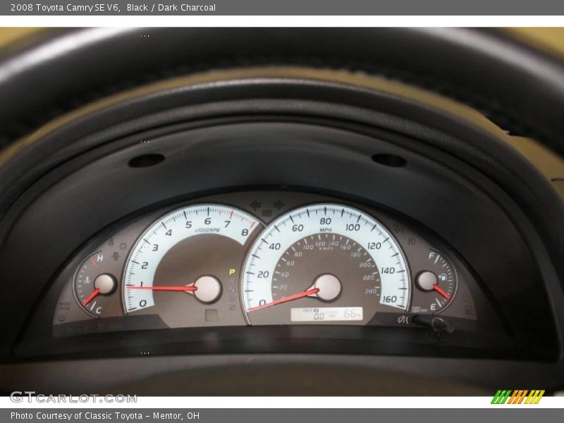 Black / Dark Charcoal 2008 Toyota Camry SE V6