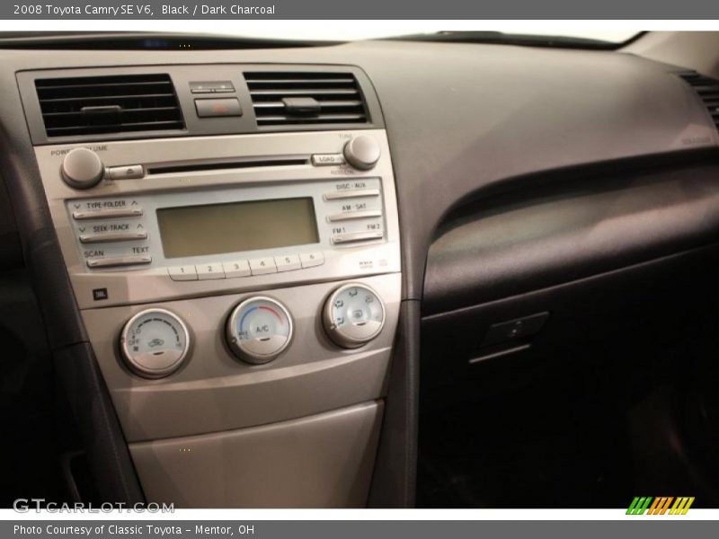 Black / Dark Charcoal 2008 Toyota Camry SE V6