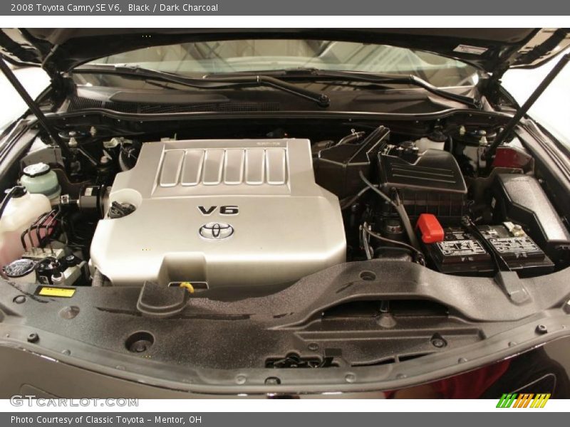 Black / Dark Charcoal 2008 Toyota Camry SE V6