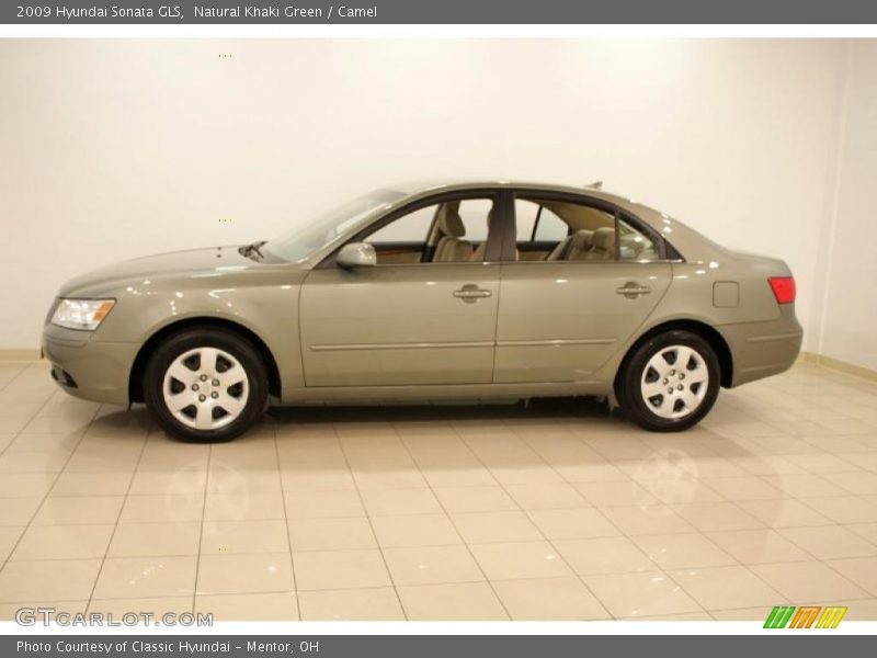 Natural Khaki Green / Camel 2009 Hyundai Sonata GLS
