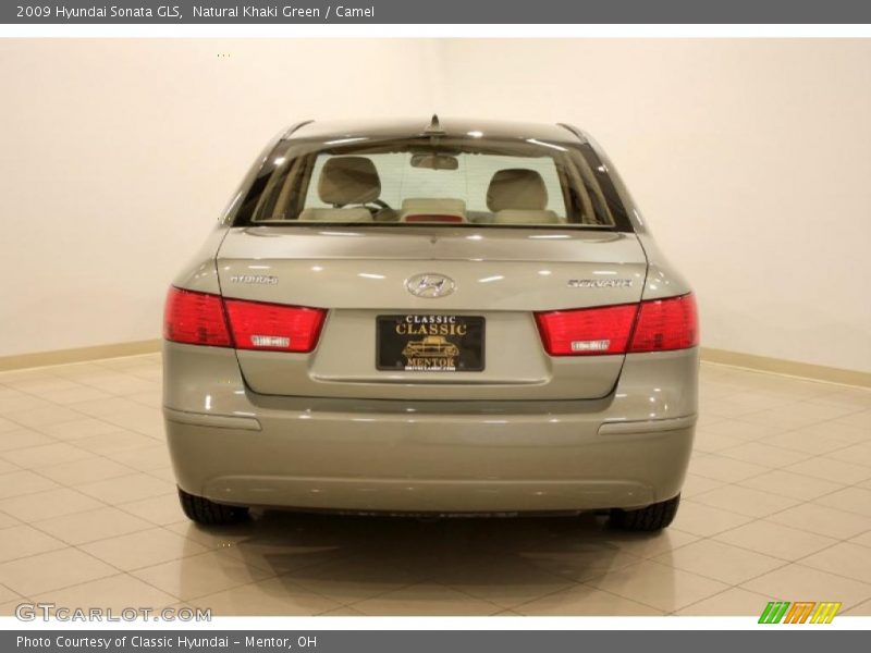 Natural Khaki Green / Camel 2009 Hyundai Sonata GLS