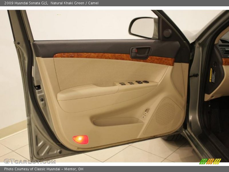 Natural Khaki Green / Camel 2009 Hyundai Sonata GLS