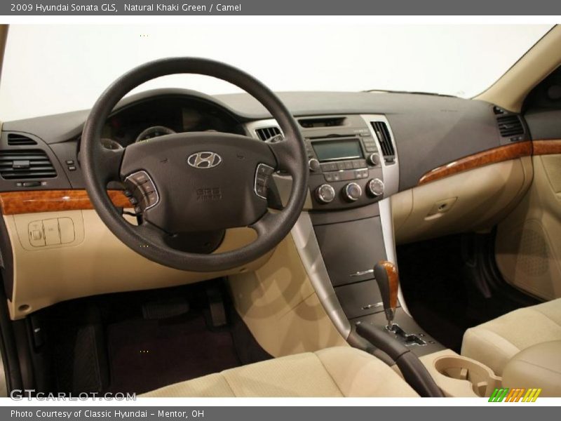 Natural Khaki Green / Camel 2009 Hyundai Sonata GLS