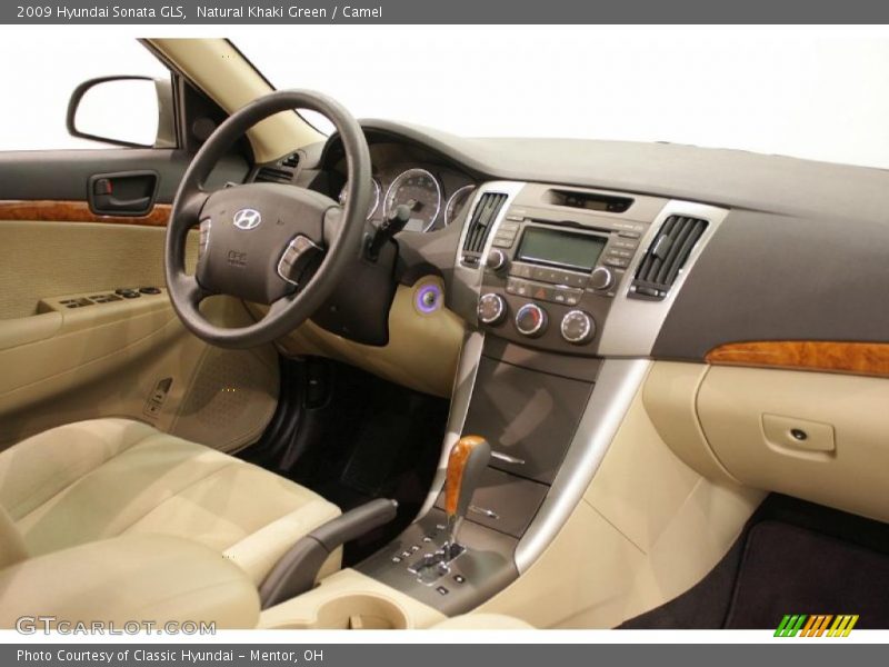 Natural Khaki Green / Camel 2009 Hyundai Sonata GLS