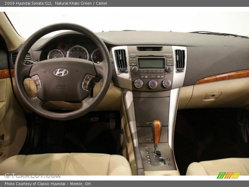 Natural Khaki Green / Camel 2009 Hyundai Sonata GLS