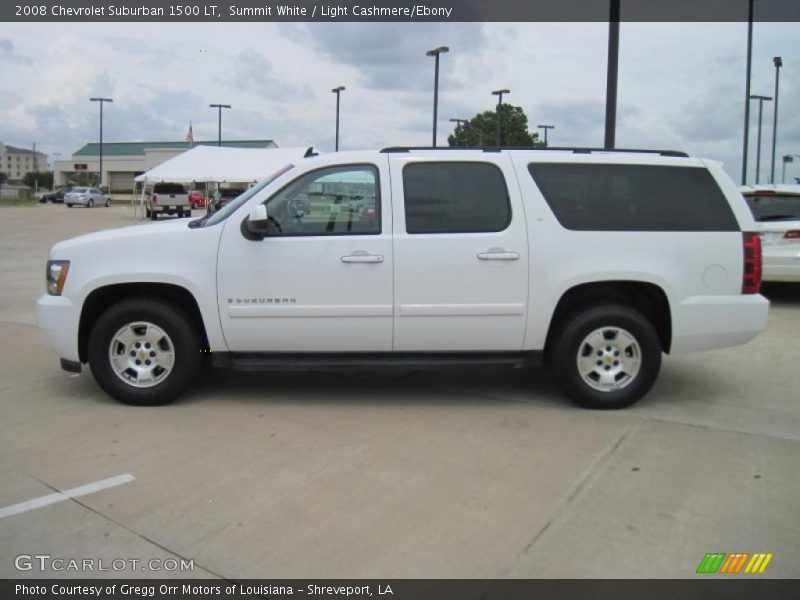 Summit White / Light Cashmere/Ebony 2008 Chevrolet Suburban 1500 LT