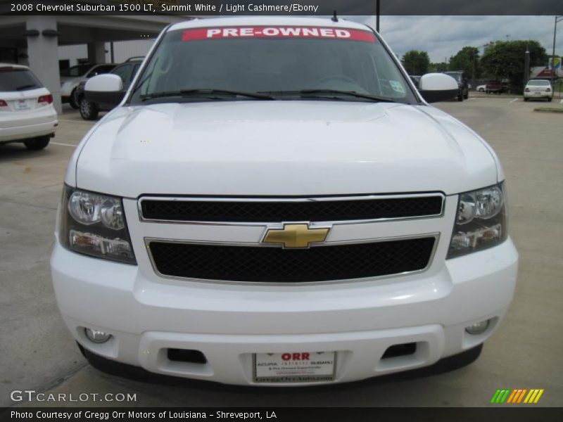 Summit White / Light Cashmere/Ebony 2008 Chevrolet Suburban 1500 LT