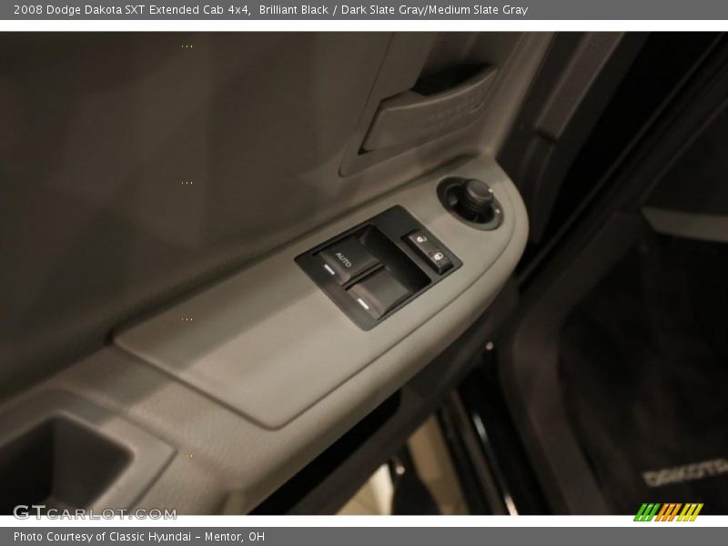 Brilliant Black / Dark Slate Gray/Medium Slate Gray 2008 Dodge Dakota SXT Extended Cab 4x4