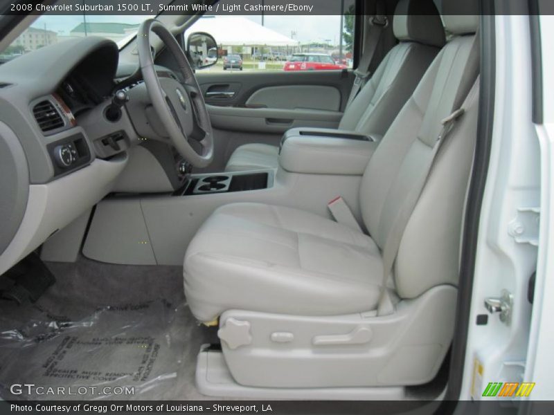 Summit White / Light Cashmere/Ebony 2008 Chevrolet Suburban 1500 LT
